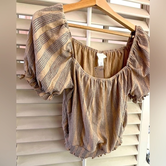 H&M Bardot off-shoulder or on top Sz M - Picture 1 of 6